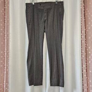 Lauren Ralph Lauren men's gray flat front dress pants 38x30 (measured 38x29)